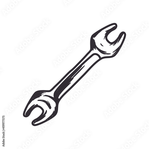 Isolated construction wrench