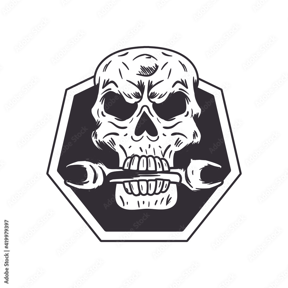 skull wrench patch