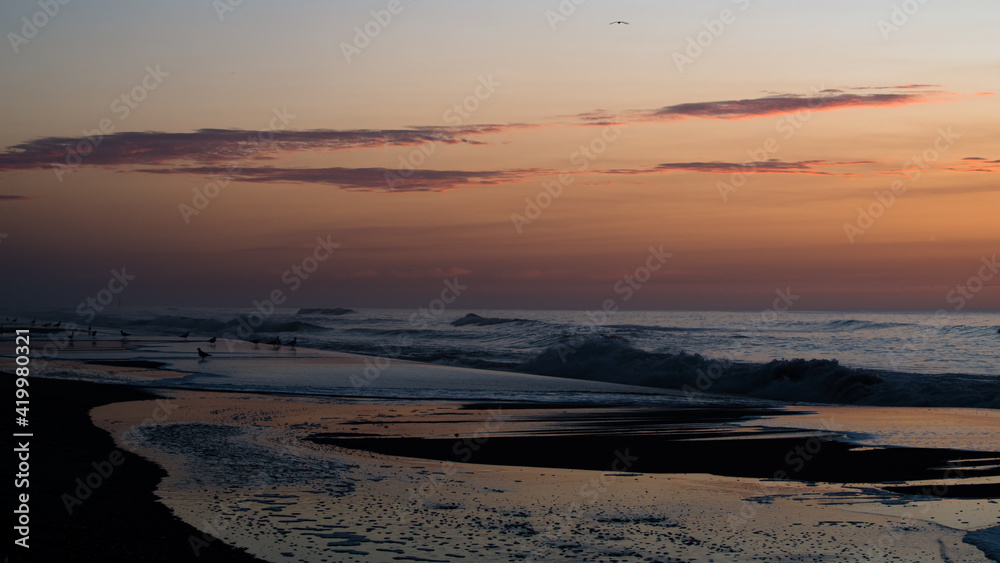 Ocean and Beach Morning Twilight