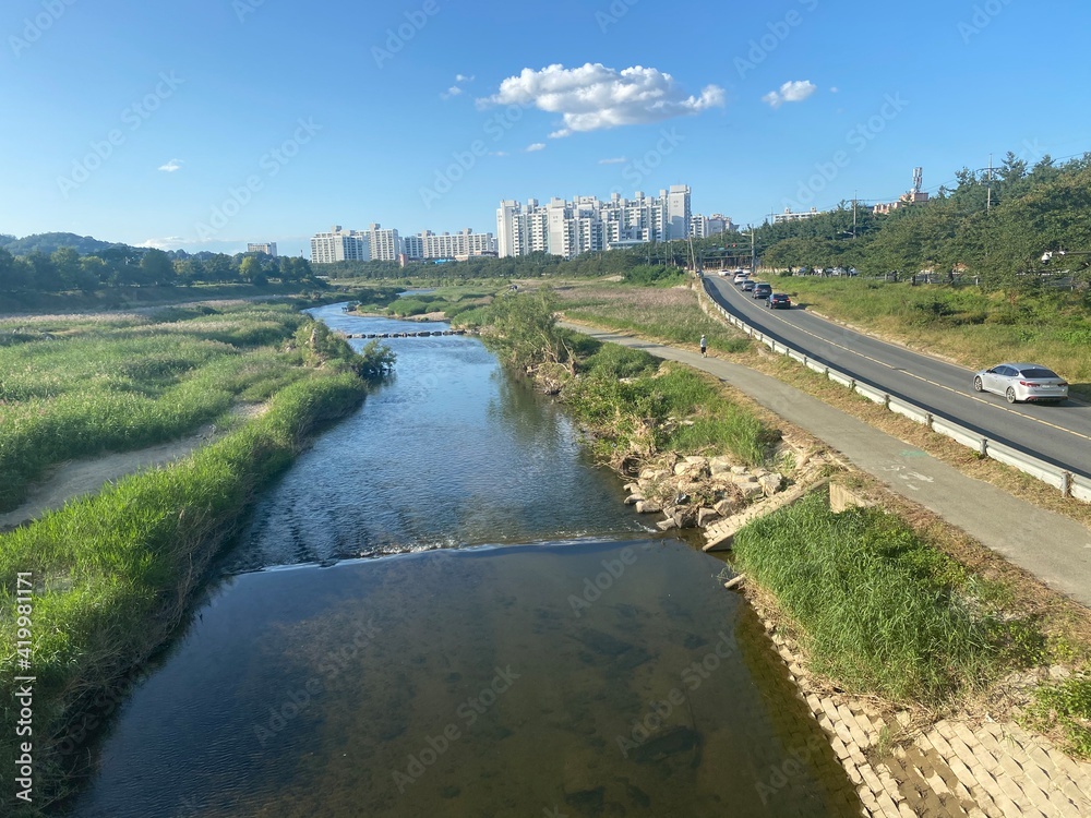 river in spring