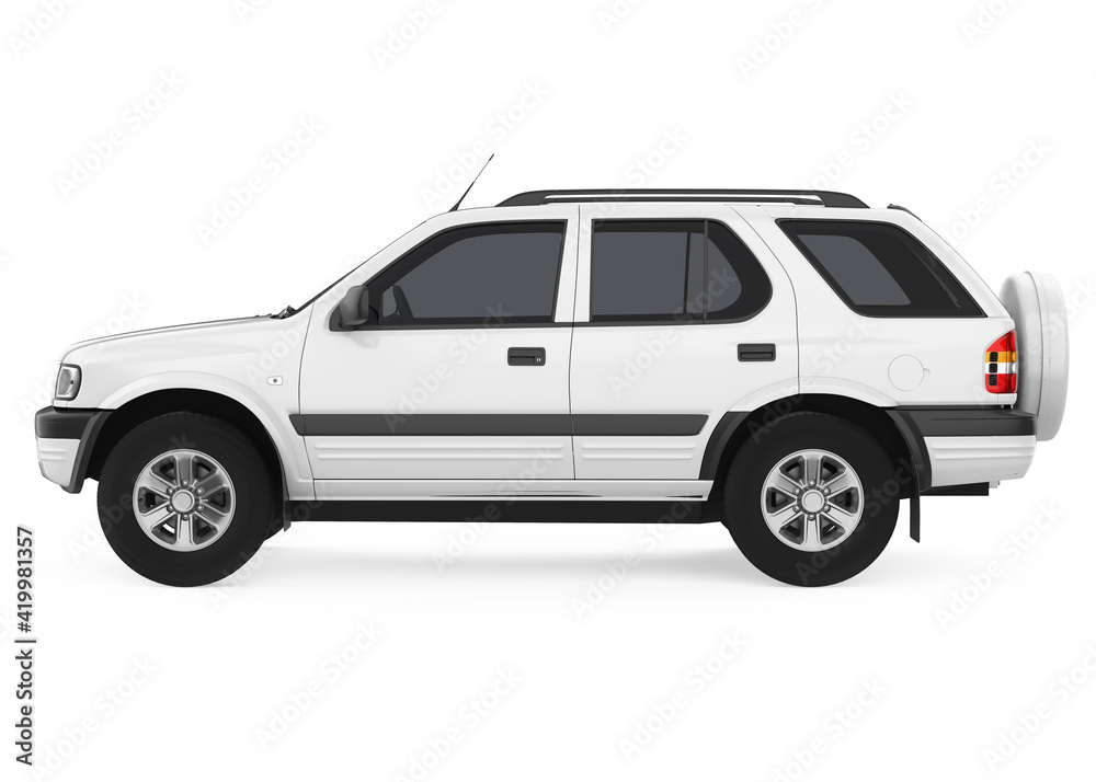 SUV Car Isolated SUV Car Isolated