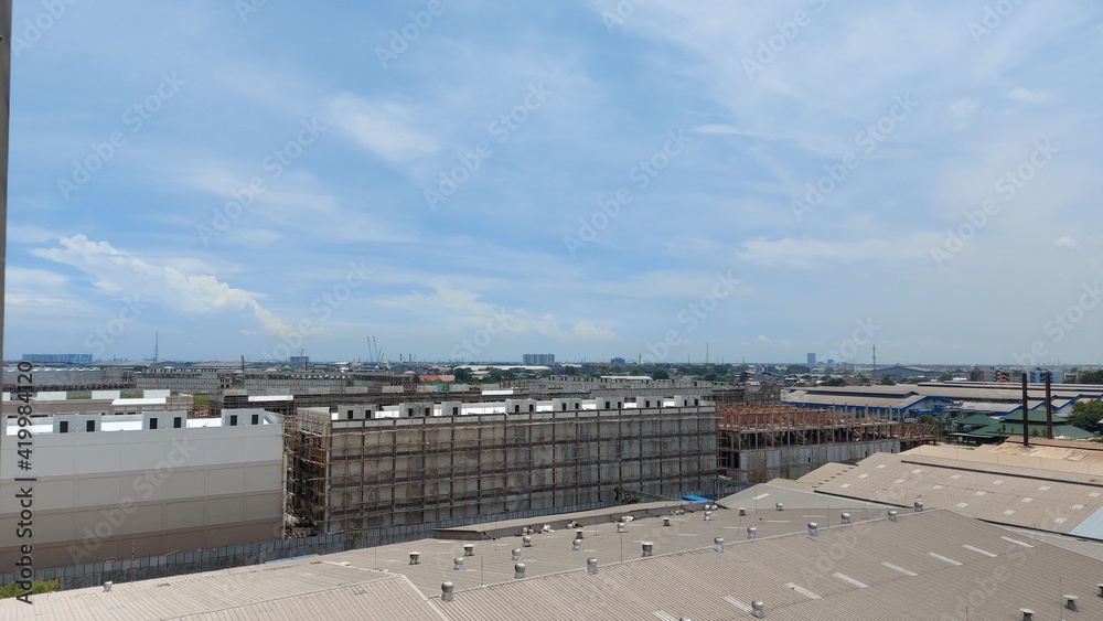 North Jakarta business area under construction