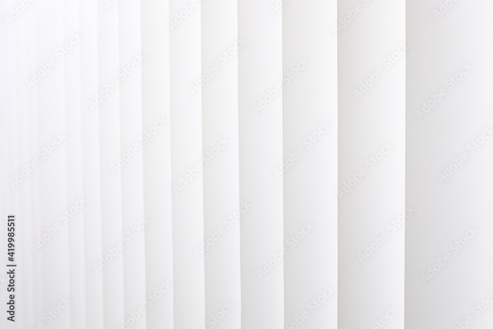 Obraz premium Office white vertical blinds for the background.