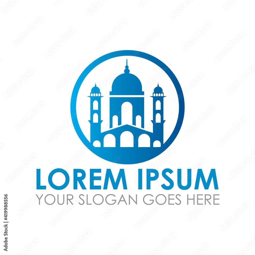 mosque vector , islamic logo vector