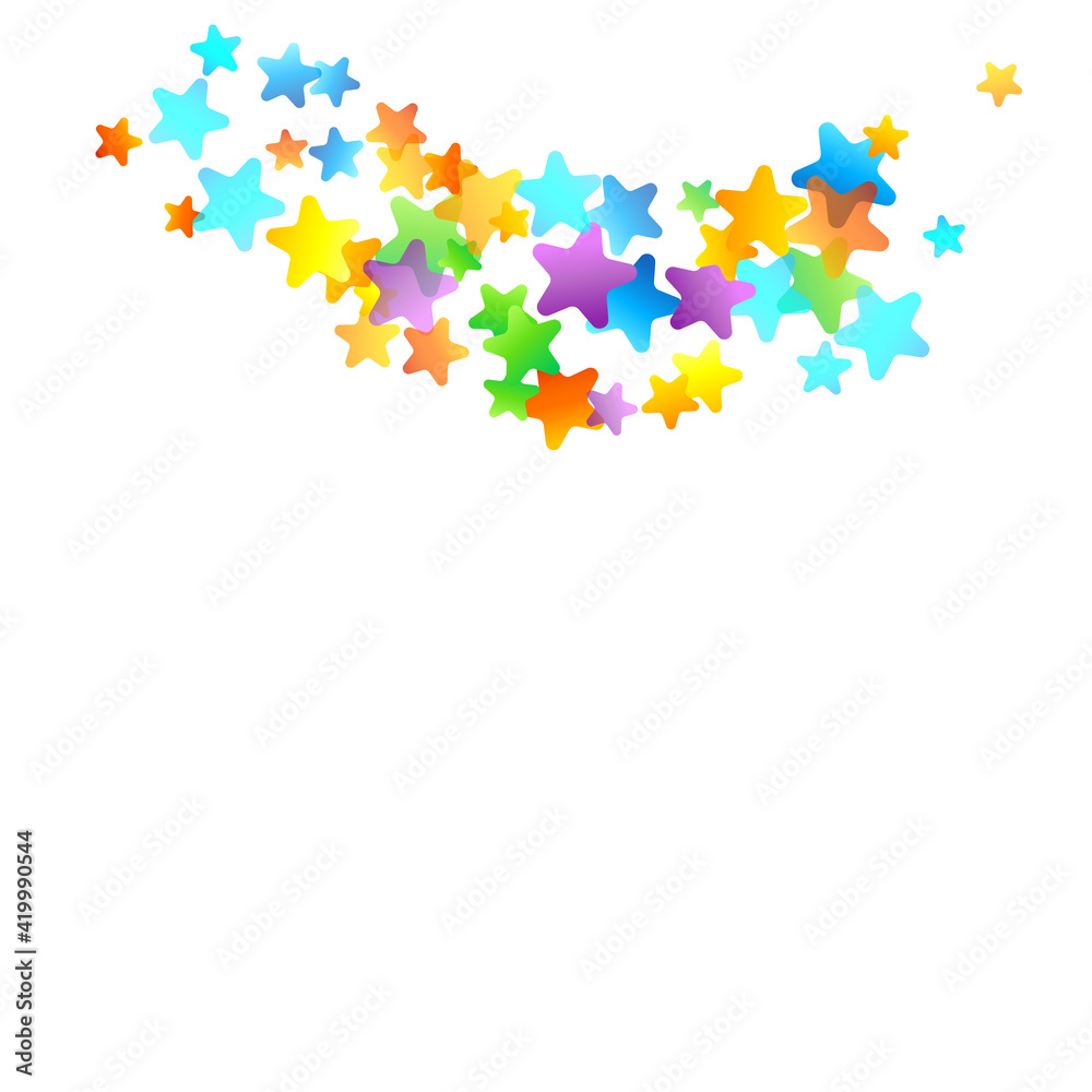 Rainbow Festive Confetti. Carnival Star Falling. Rainbow Festive Confetti. Carnival Star Falling.