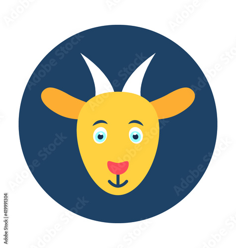 Goat Vector Icon