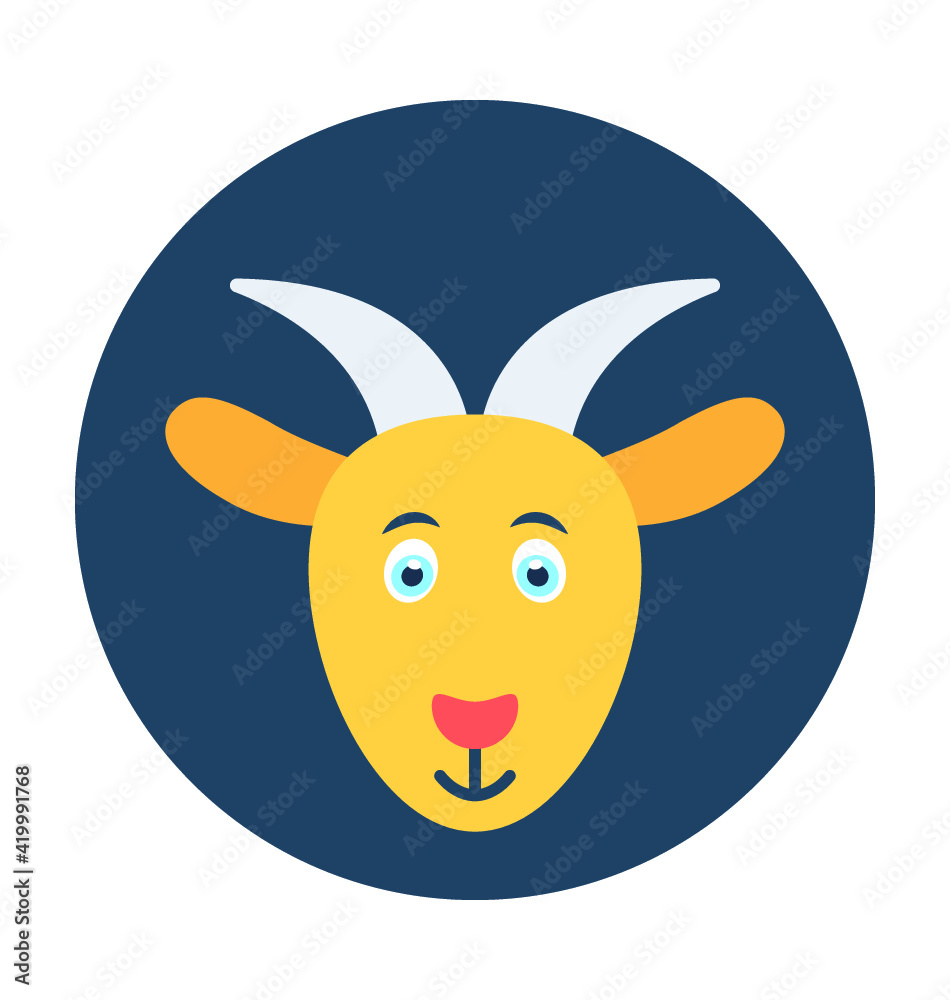 Antelope Vector Icon Antelope Vector Icon