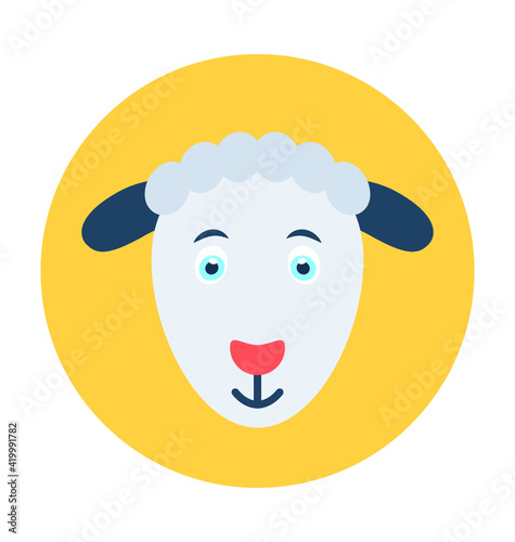 Sheep Vector Icon
