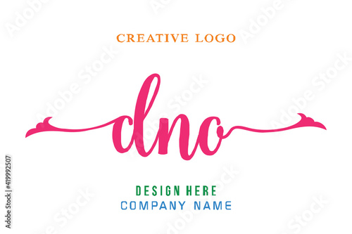DNO lettering logo is simple, easy to understand and authoritative