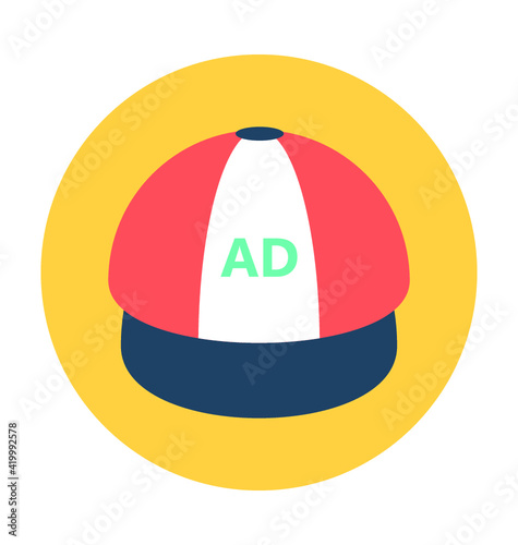 Company Cap Vector Icon