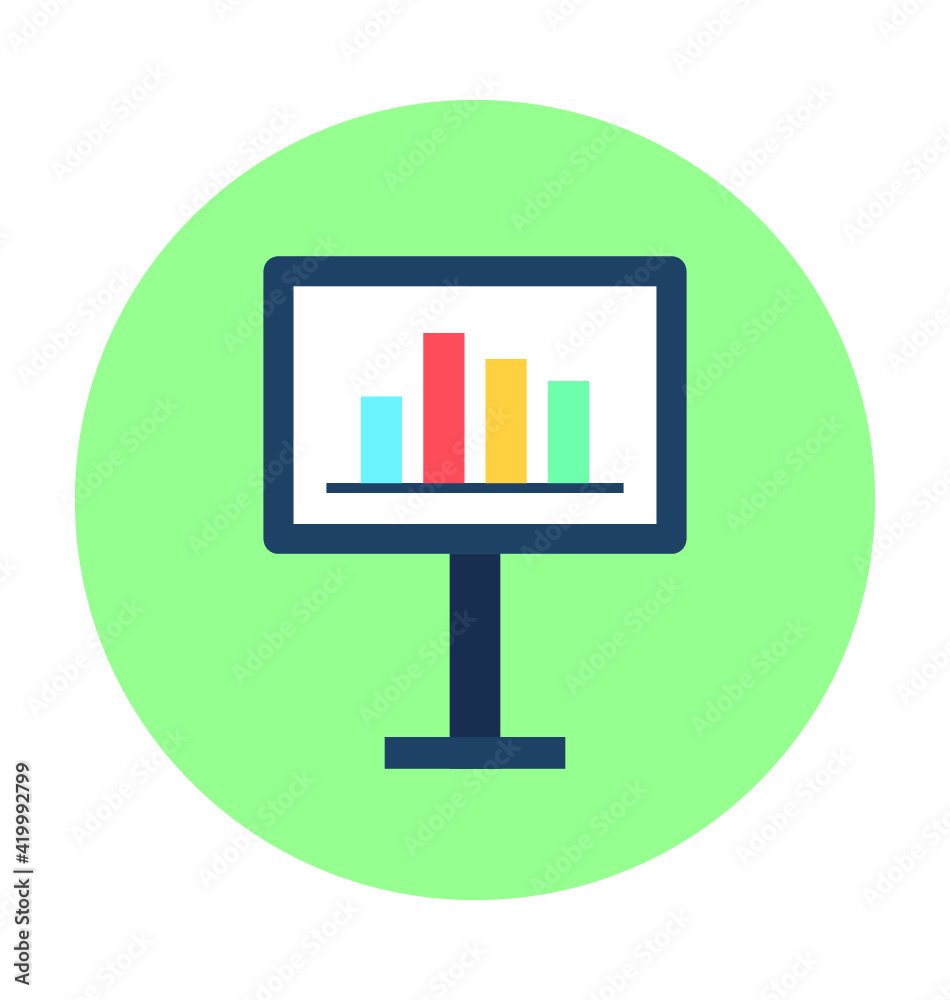 Presentation Vector Icon Presentation Vector Icon