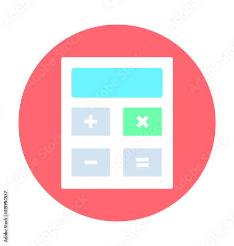 Calculator Vector Icon
