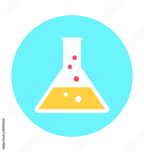 Conical Flask Vector Icon