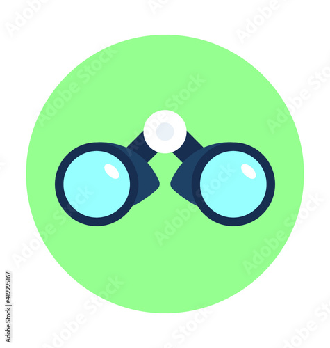 Binoculars Vector Icon