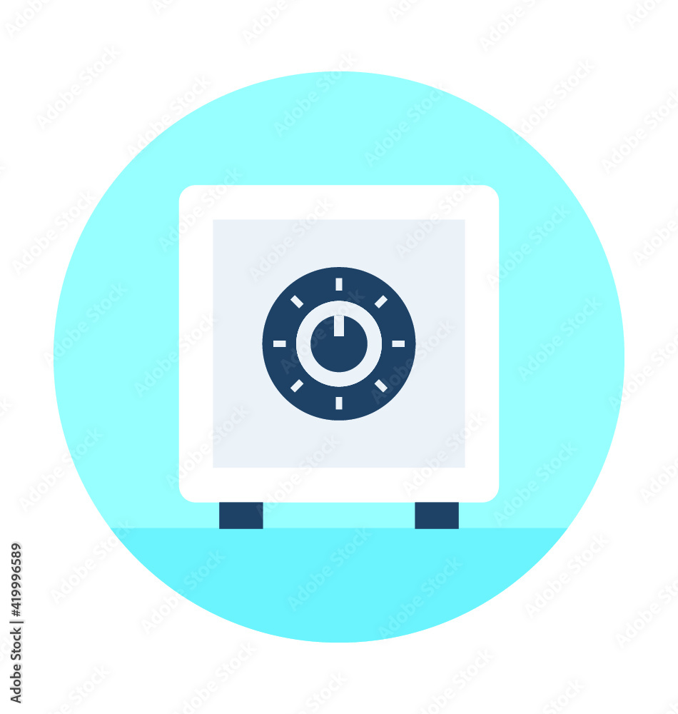 Bank Vault Vector Icon Bank Vault Vector Icon
