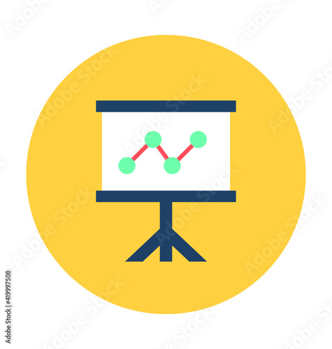 Graph Vector Icon