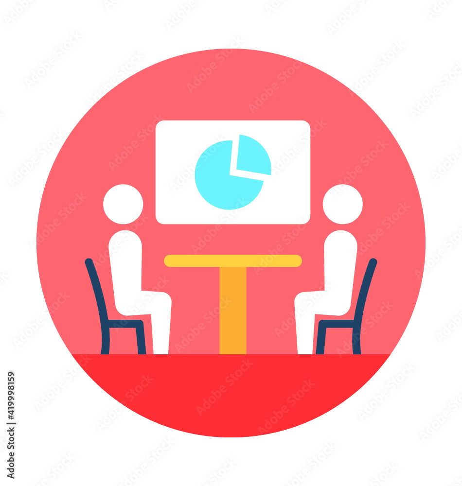 Meeting Vector Icon