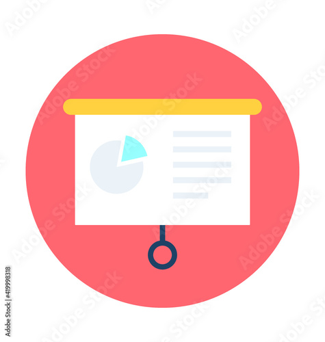 Flipchart Vector Icon