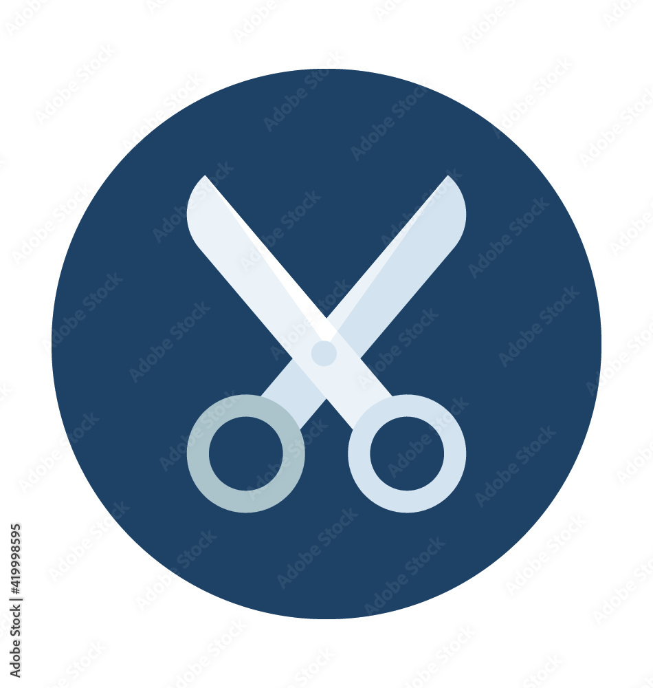 Scissor Vector Icon Scissor Vector Icon