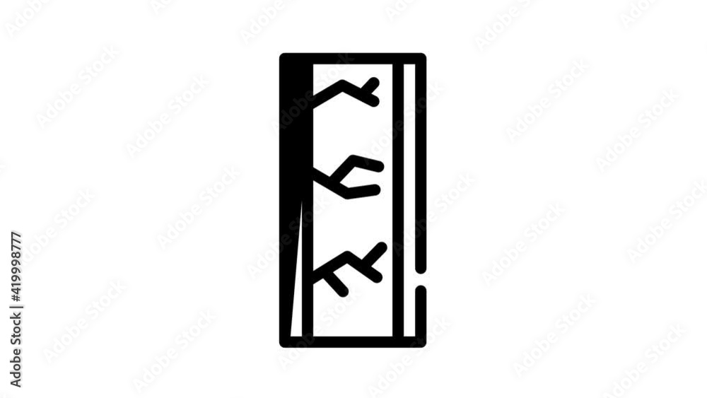 waterproof wall layers black icon animation waterproof wall layers black icon animation