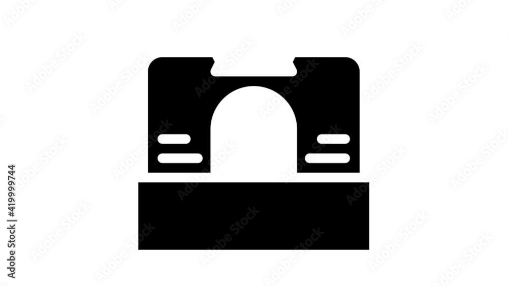 brokerage office glyph icon animation brokerage office glyph icon animation