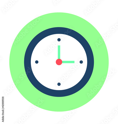 Clock Vector Icon