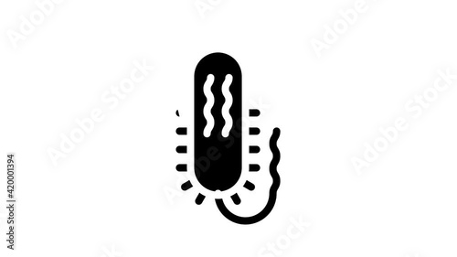 vibrio cholerae glyph icon animation photo