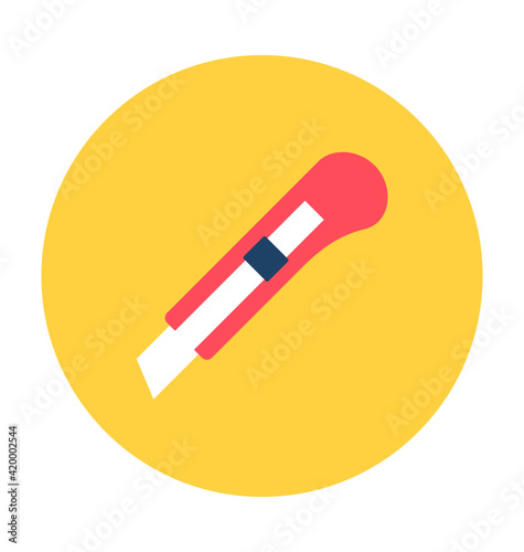 Box Cutter Vector Icon