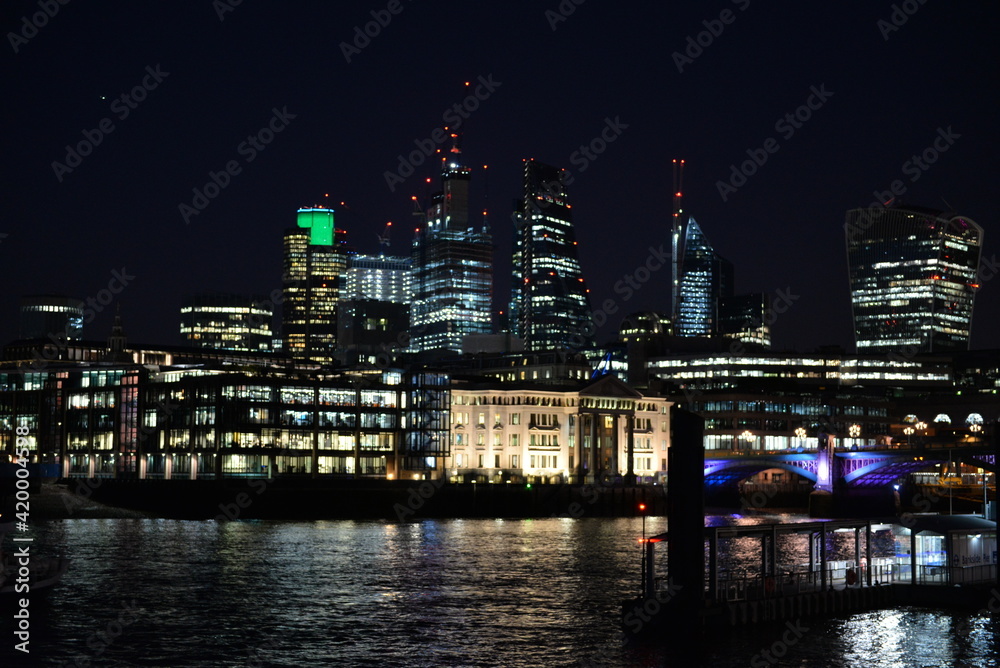 ロンドンシティの黄昏