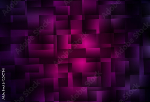 Dark Pink vector abstract mosaic backdrop.