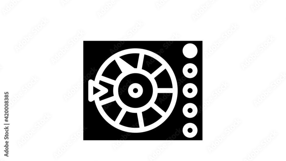 online wheel of fortune glyph icon animation online wheel of fortune glyph icon animation