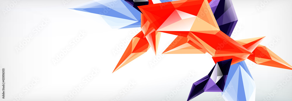 Vector 3d triangles and pyramids abstract background for business or technology presentations, internet posters or web brochure covers Vector 3d triangles and pyramids abstract background for business or technology presentations, internet posters or web brochure covers