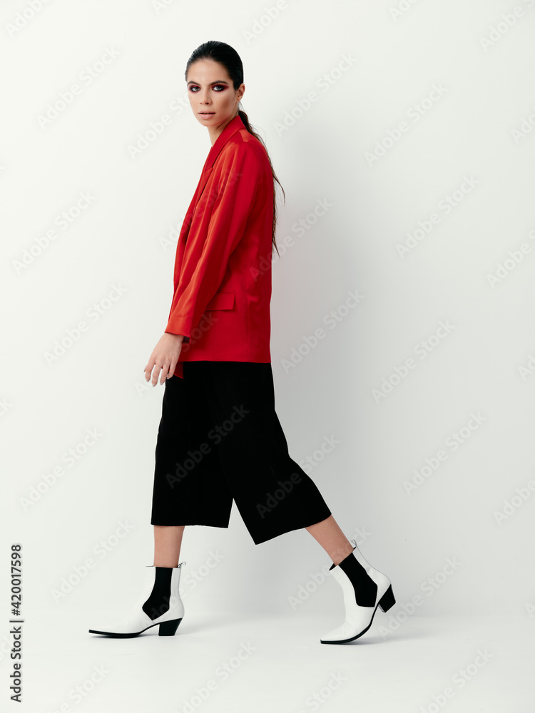 pretty woman glamor studio light background luxury model pretty woman glamor studio light background luxury model