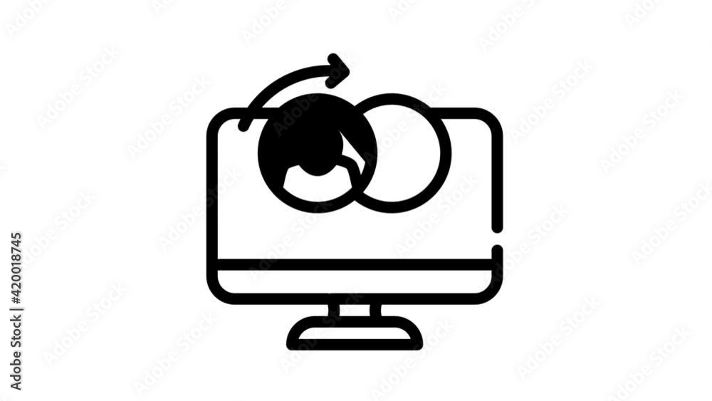 payment for new customer black icon animation payment for new customer black icon animation