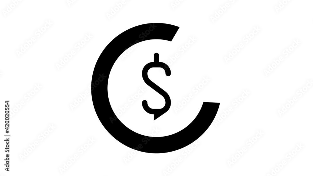 share of cashback from purchase glyph icon animation share of cashback from purchase glyph icon animation