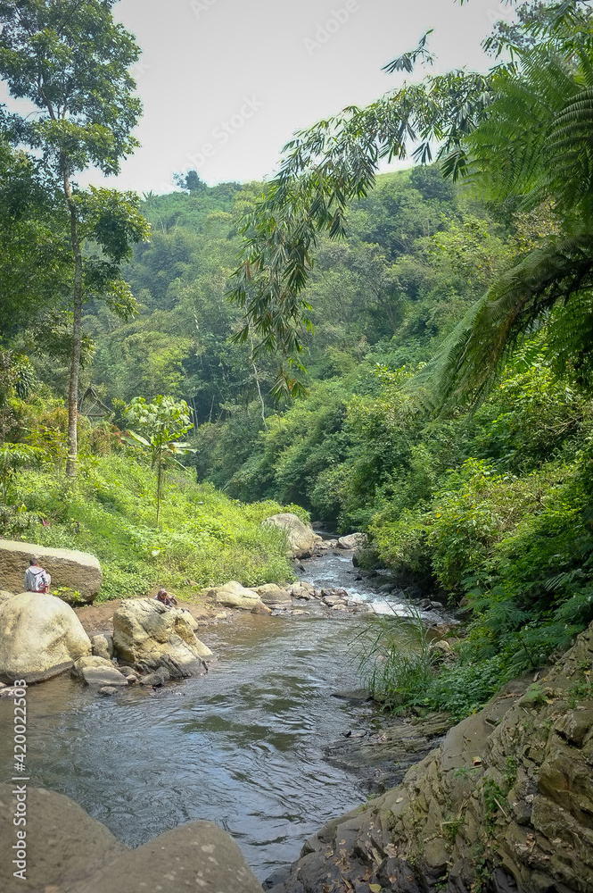river in the mountains