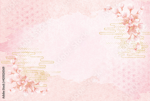 春の花のベクターイラスト素材	