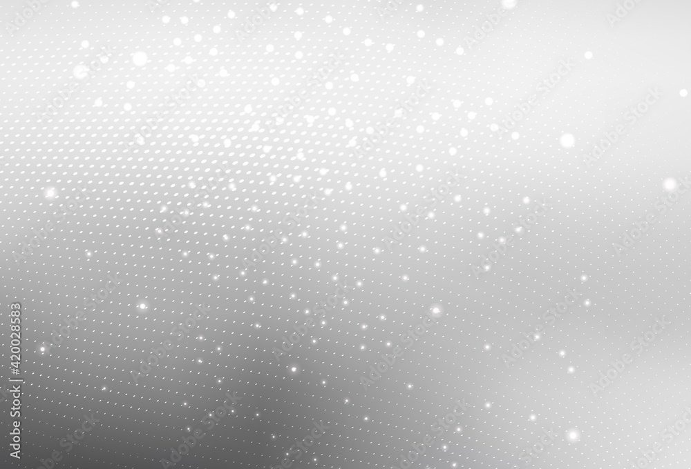 Light Gray vector Illustration with set of shining colorful abstract circles.