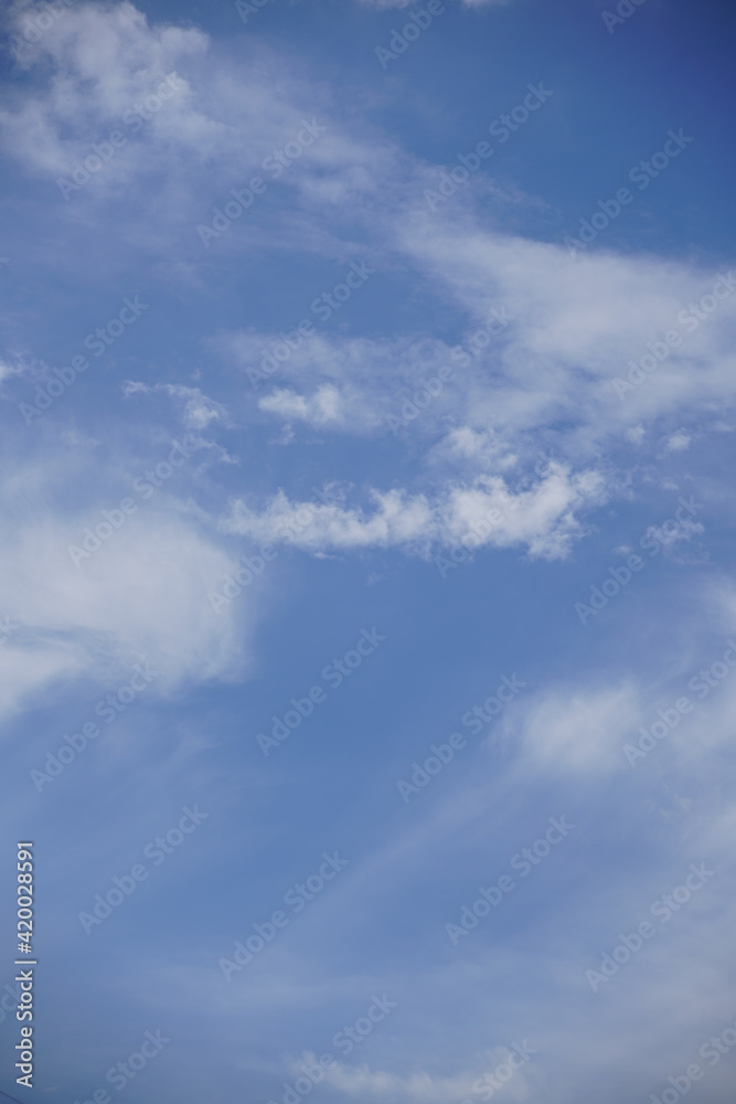 青空と白い雲 青空と白い雲