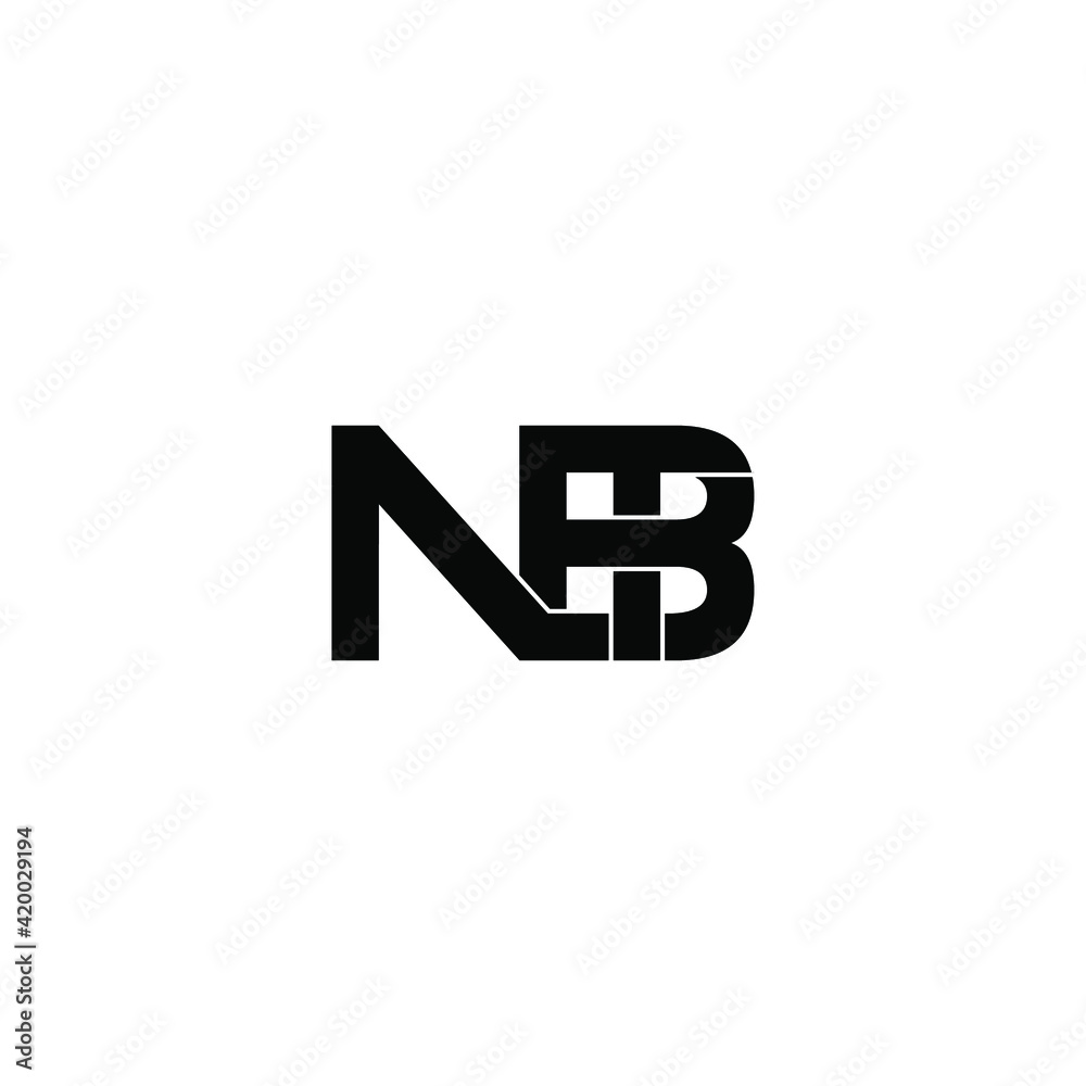 nbt letter original monogram logo design nbt letter original monogram logo design