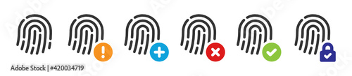 Finger-print Scanning Identification System.
