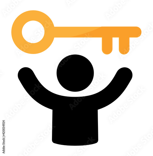key to success, Concept ,vision, propose of business company