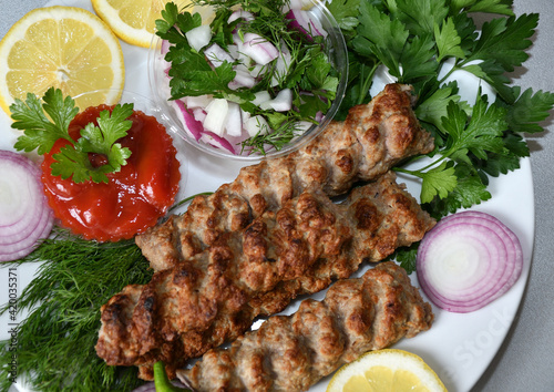 Lula kebab in Mediterranean cuisine