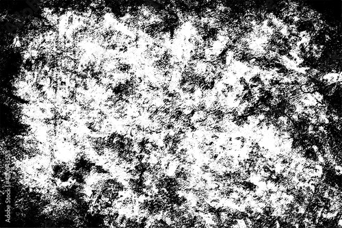 Dirty grunge background. The monochrome texture is old. Vintage worn pattern. The surface is covered with scratches