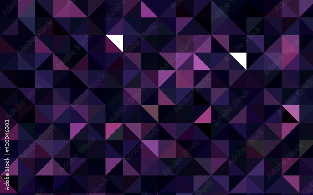 Dark Pink, Blue vector shining triangular background. Dark Pink, Blue vector shining triangular background.