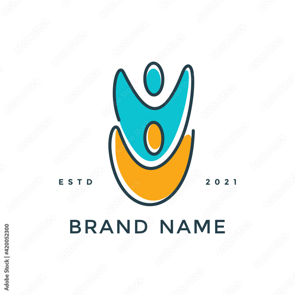 Obraz premium People Logo