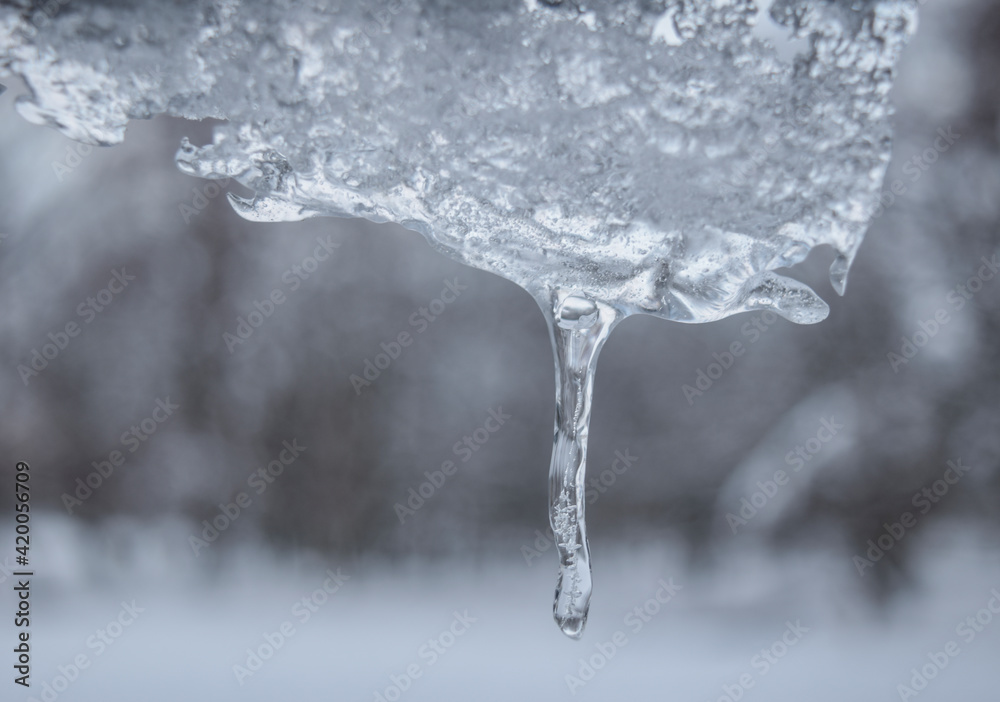 winter ice melting abstract blurred background winter ice melting abstract blurred background