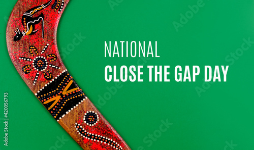 Bild auf Leinwand National Close the Gap Day stock images