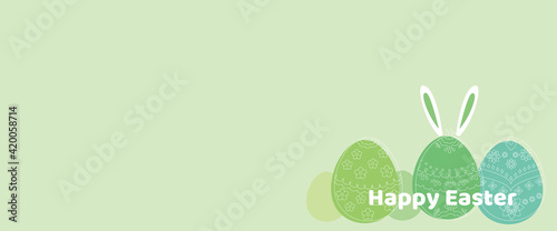 Easter concept. happy easter illustration for web, banner and design. イースター素材、イースター背景デザイン、イースターイラスト
