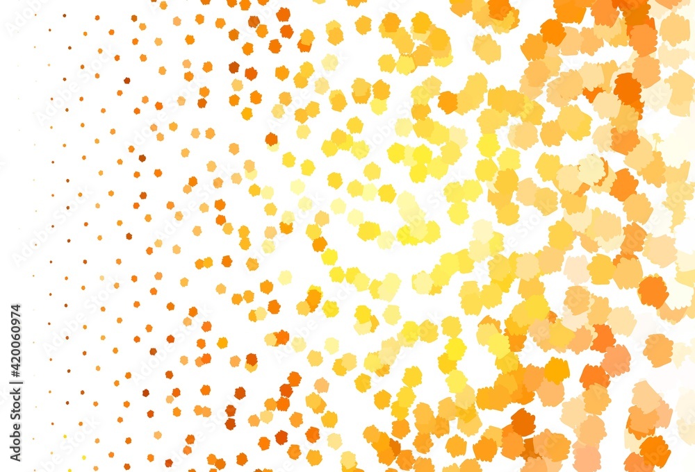 Light Brown vector backdrop with memphis shapes. Light Brown vector backdrop with memphis shapes.